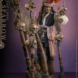 Hot Toys Pirates of the Caribbean Pelegostos Chief Jack Sparrow