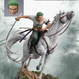 One Piece BOND Studio Zoro Riding White Horse