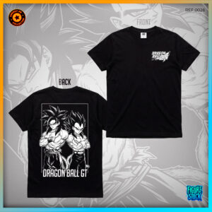 Camiseta GOKU y VEGETA SSJ4 DBGT Ref-0026