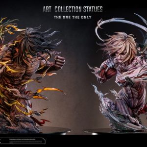 Attack On Titan Hertz Studio Attack Titan Eren x Female Titan Mikasa