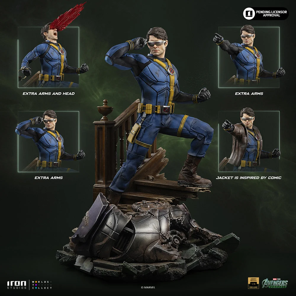 Cyclops Avengers: Doomsday Legacy Replica – Iron Studios Resina 1/4 - Imagen 18