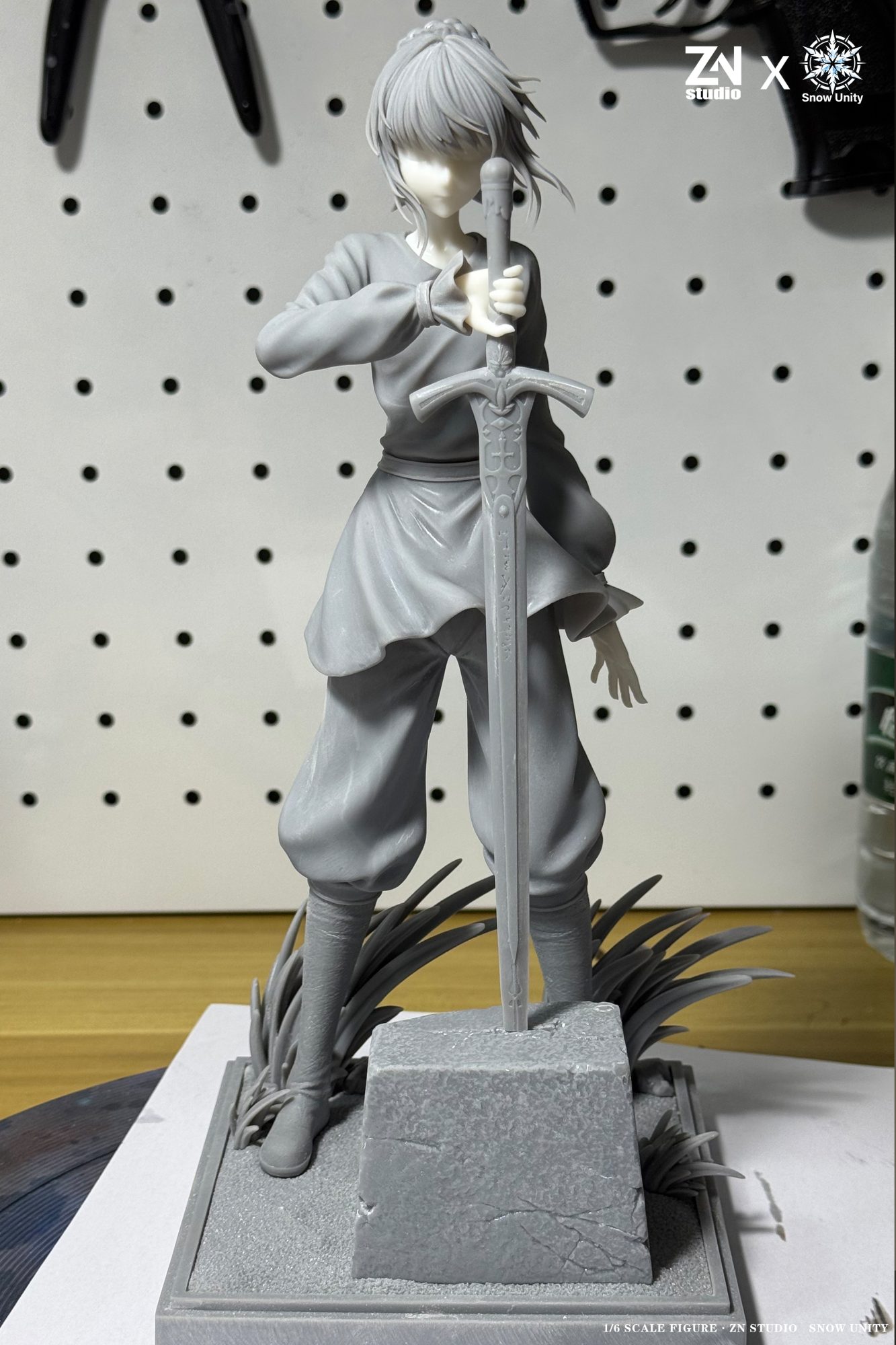 Snow Unity Studio ZN Studio Artoria Pendragon 1/6 Fate Stay Night estatua de resina