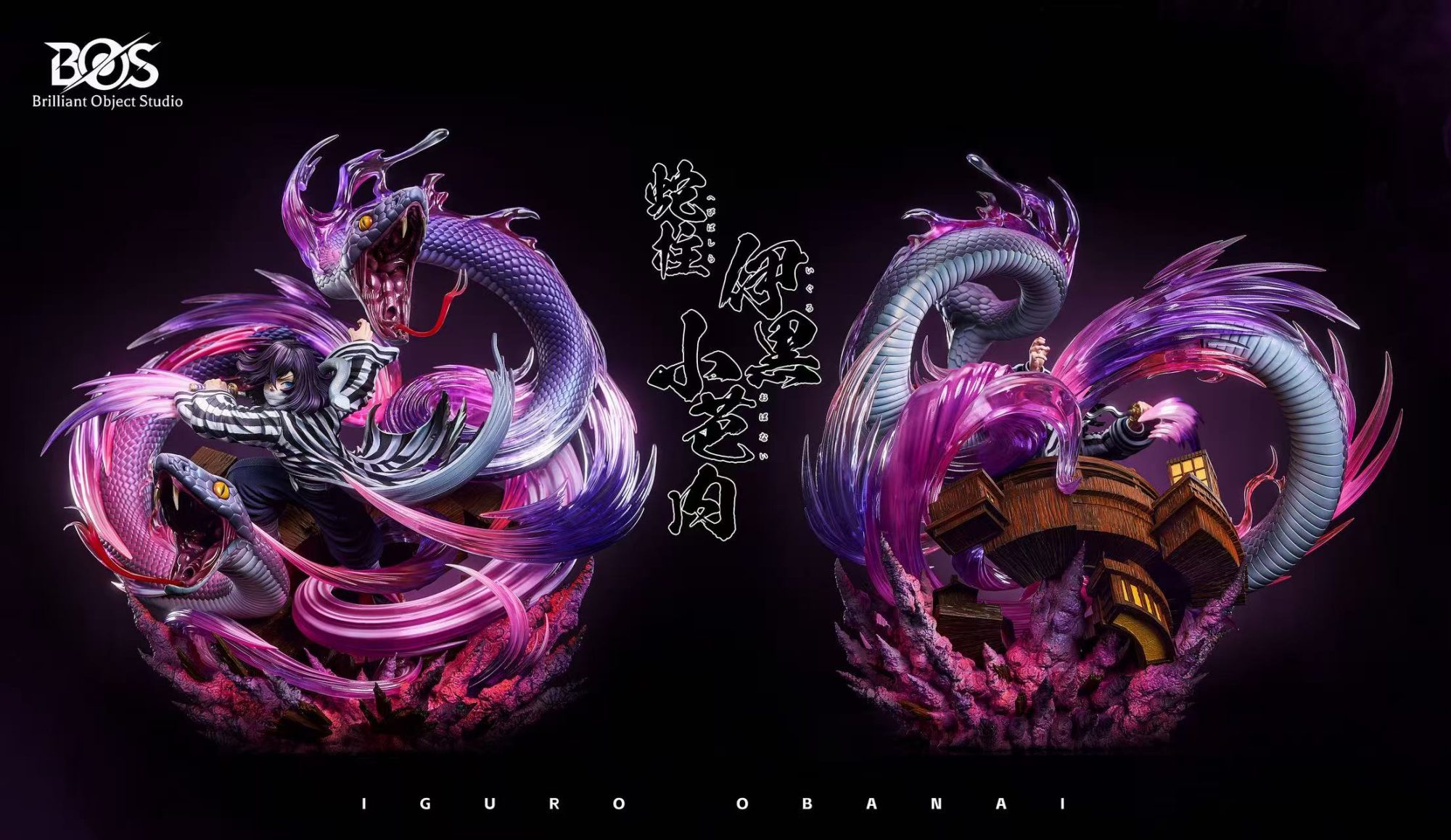 BOS Studio – Obanai Iguro 1/6 | Kimetsu no Yaiba - Imagen 3