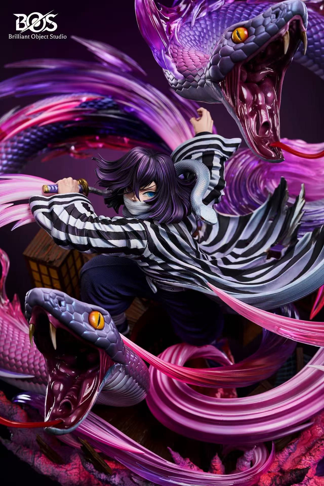 BOS Studio Obanai Iguro 1/6 Kimetsu no Yaiba estatua de resina
