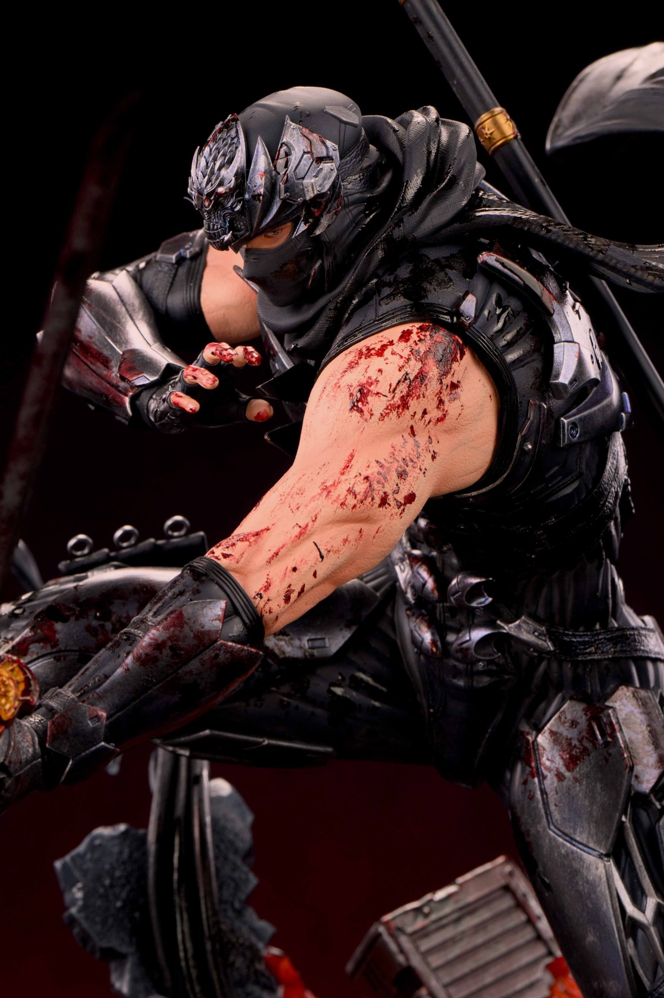 Sword X Wing Studio – Ryu Hayabusa 1/4 Resin Statue | Ninja Gaiden - Imagen 11