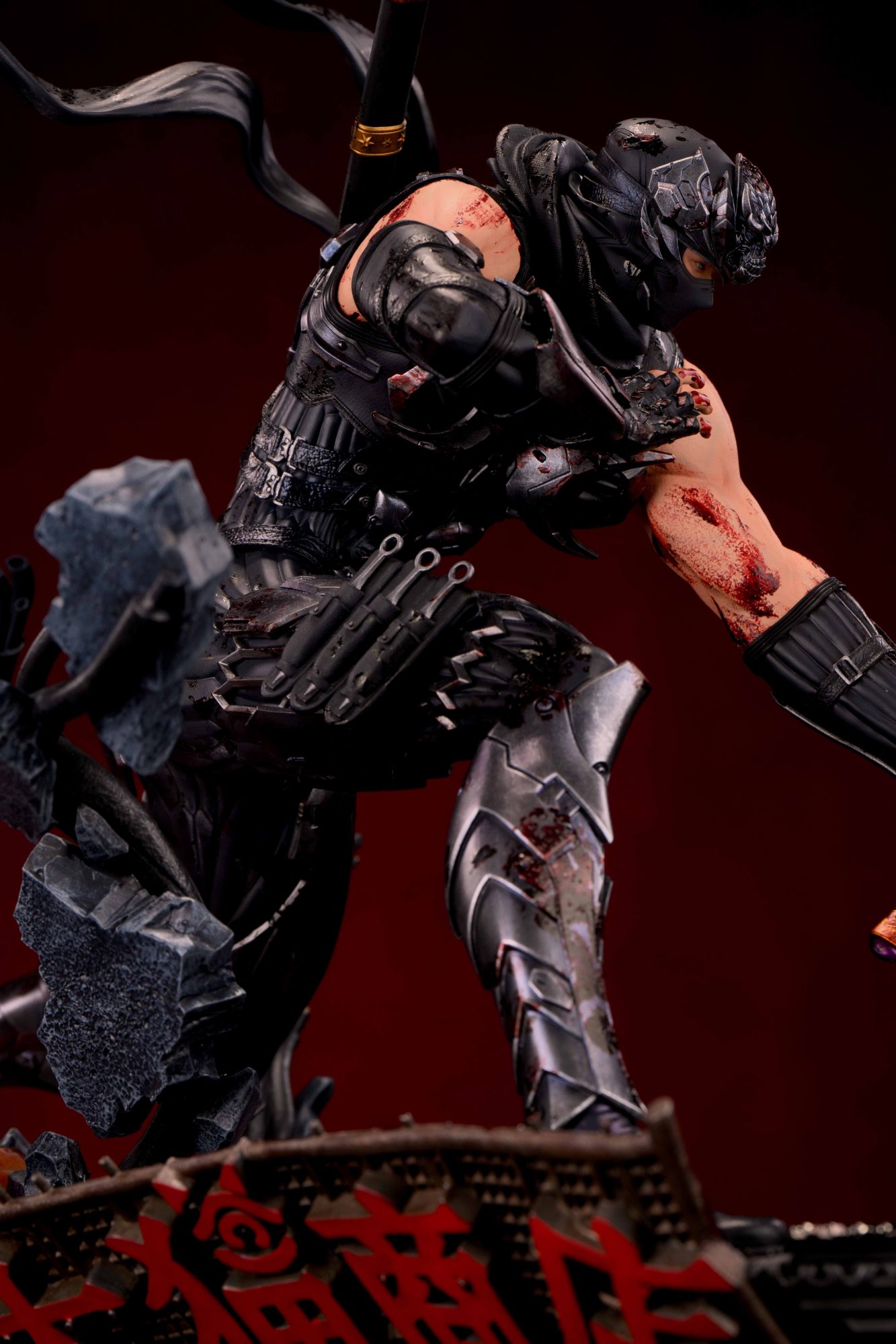 Sword X Wing Studio – Ryu Hayabusa 1/4 Resin Statue | Ninja Gaiden - Imagen 9