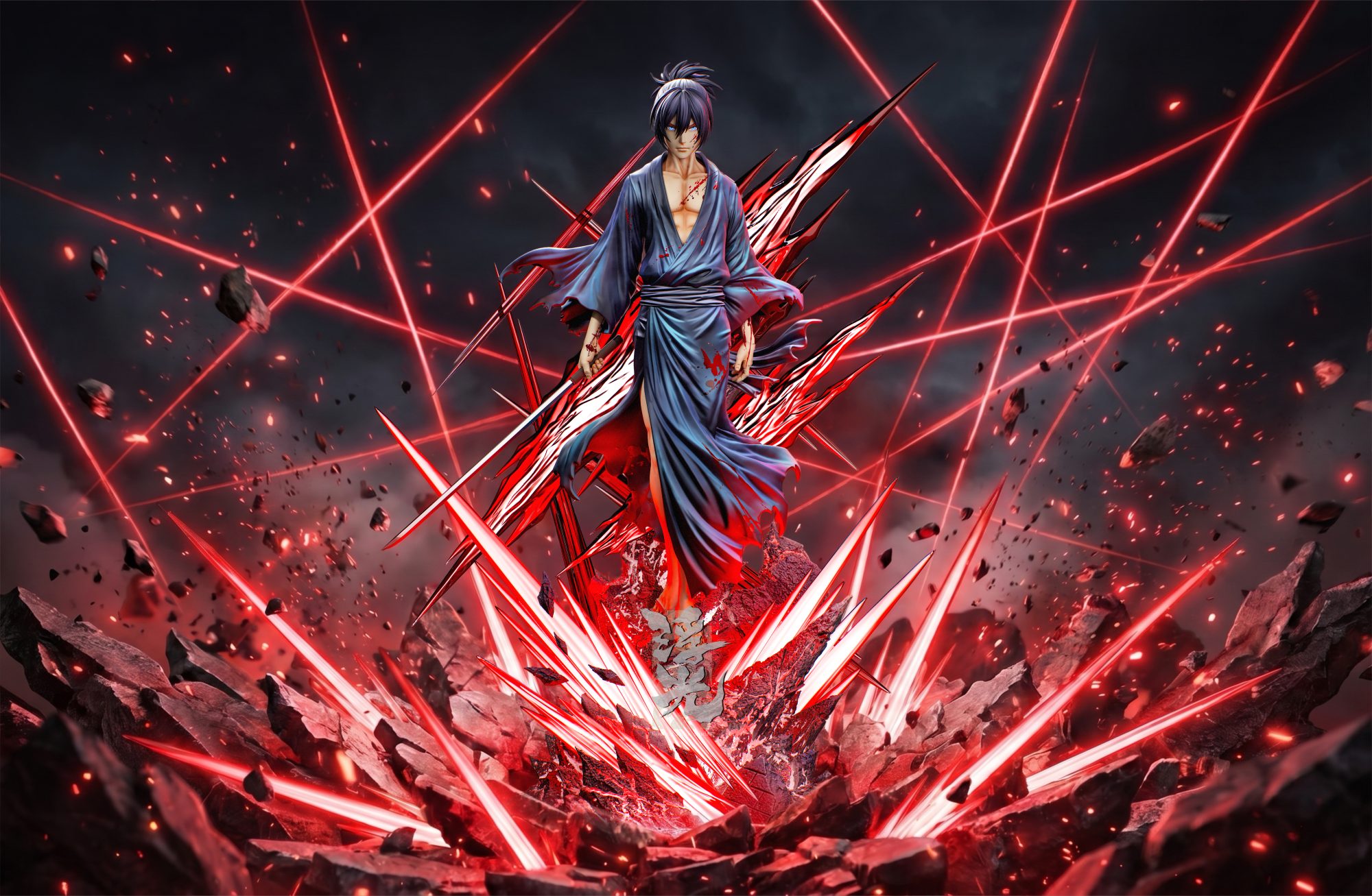 Floating Light Studio Yato Resin Statue Noragami