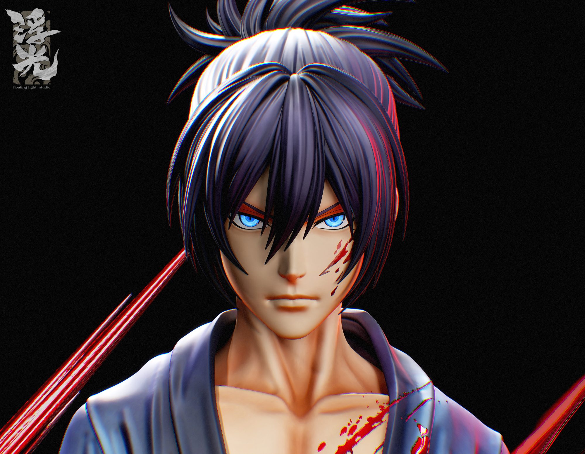 Floating Light Studio – Yato Resin Statue | Noragami - Imagen 4
