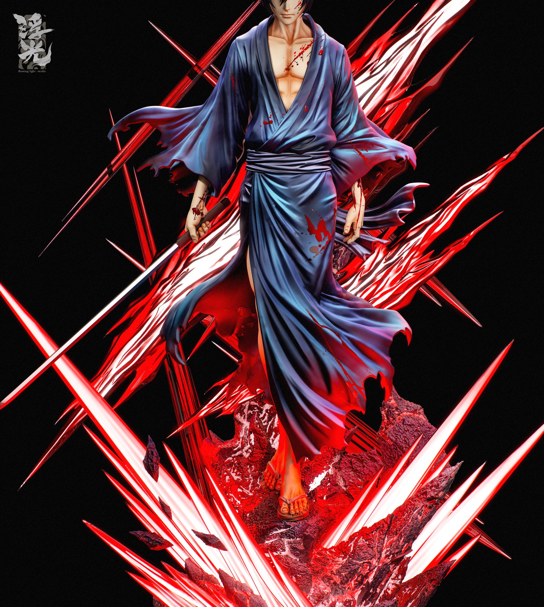 Floating Light Studio – Yato Resin Statue | Noragami - Imagen 3