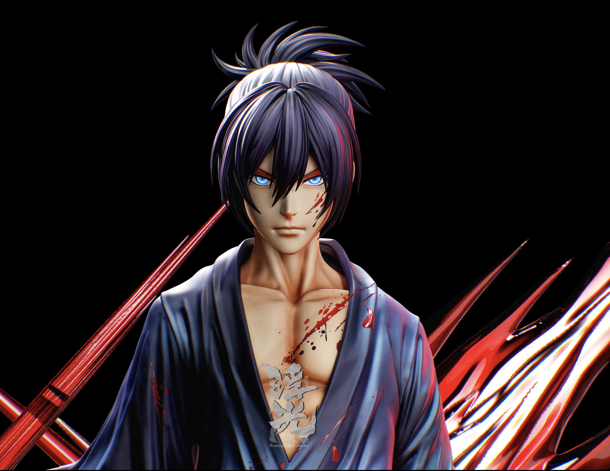 Floating Light Studio Yato Resin Statue Noragami