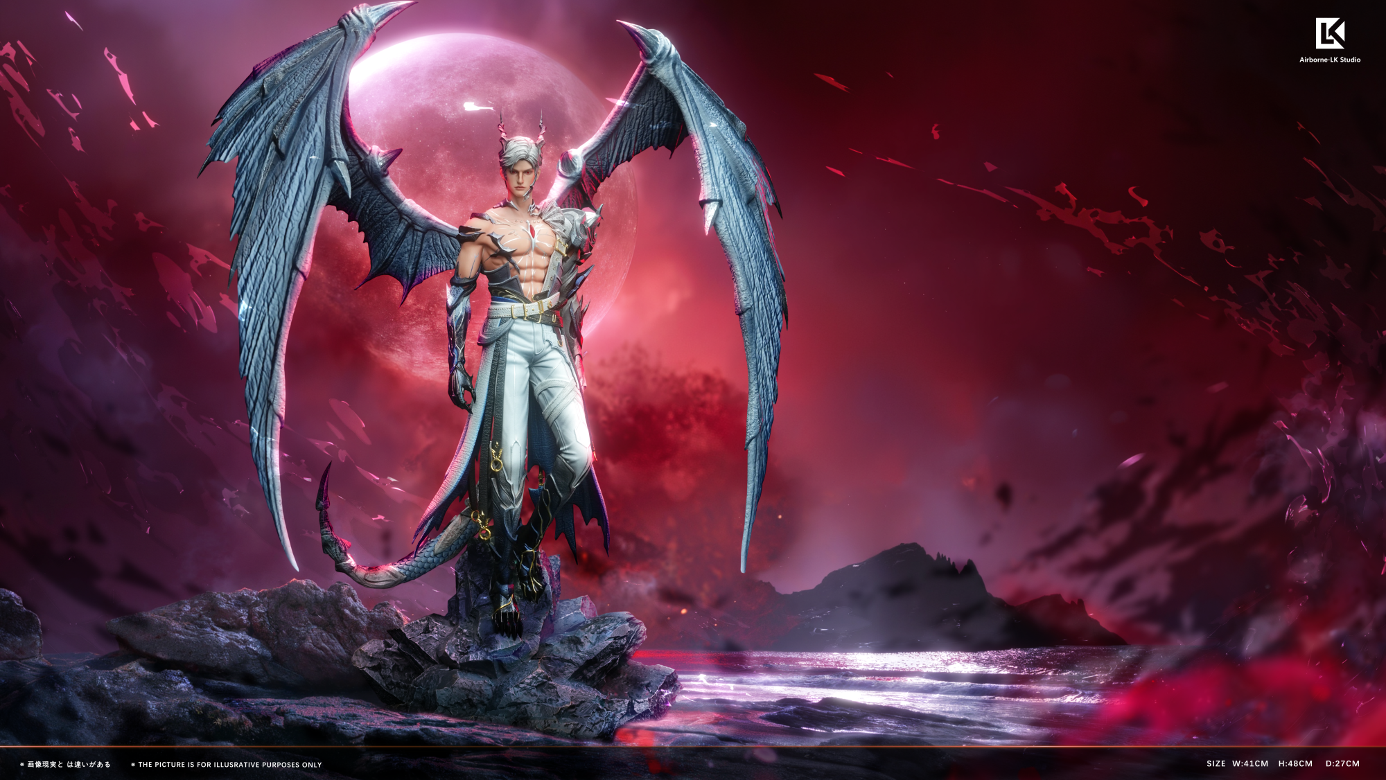 Airborne LK Studio Dragon Sylus 1/6 Resin Statue Love and Deepspace