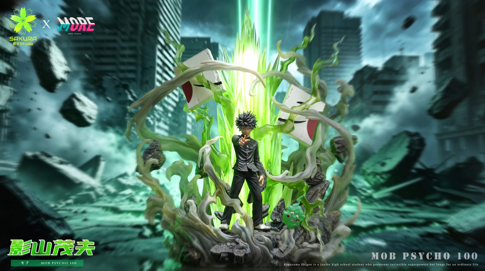 Sakura × More Studio Shigeo Kageyama Resin Statue - Imagen 10