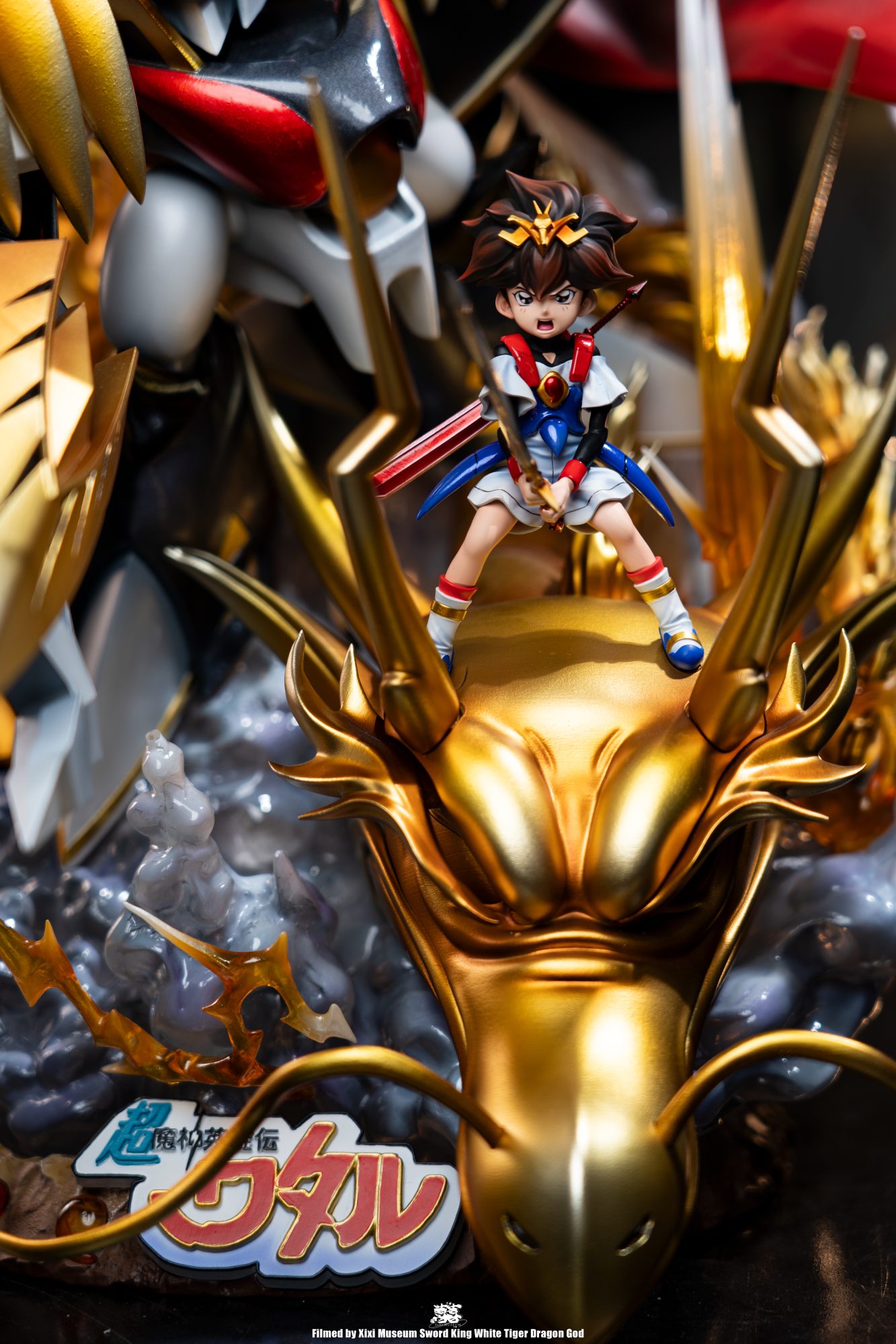 Mashin Hero Wataru Huan Su Studio Caliburn Ryujinmaru X Wataru Ikusabe Resin Statue - Imagen 8