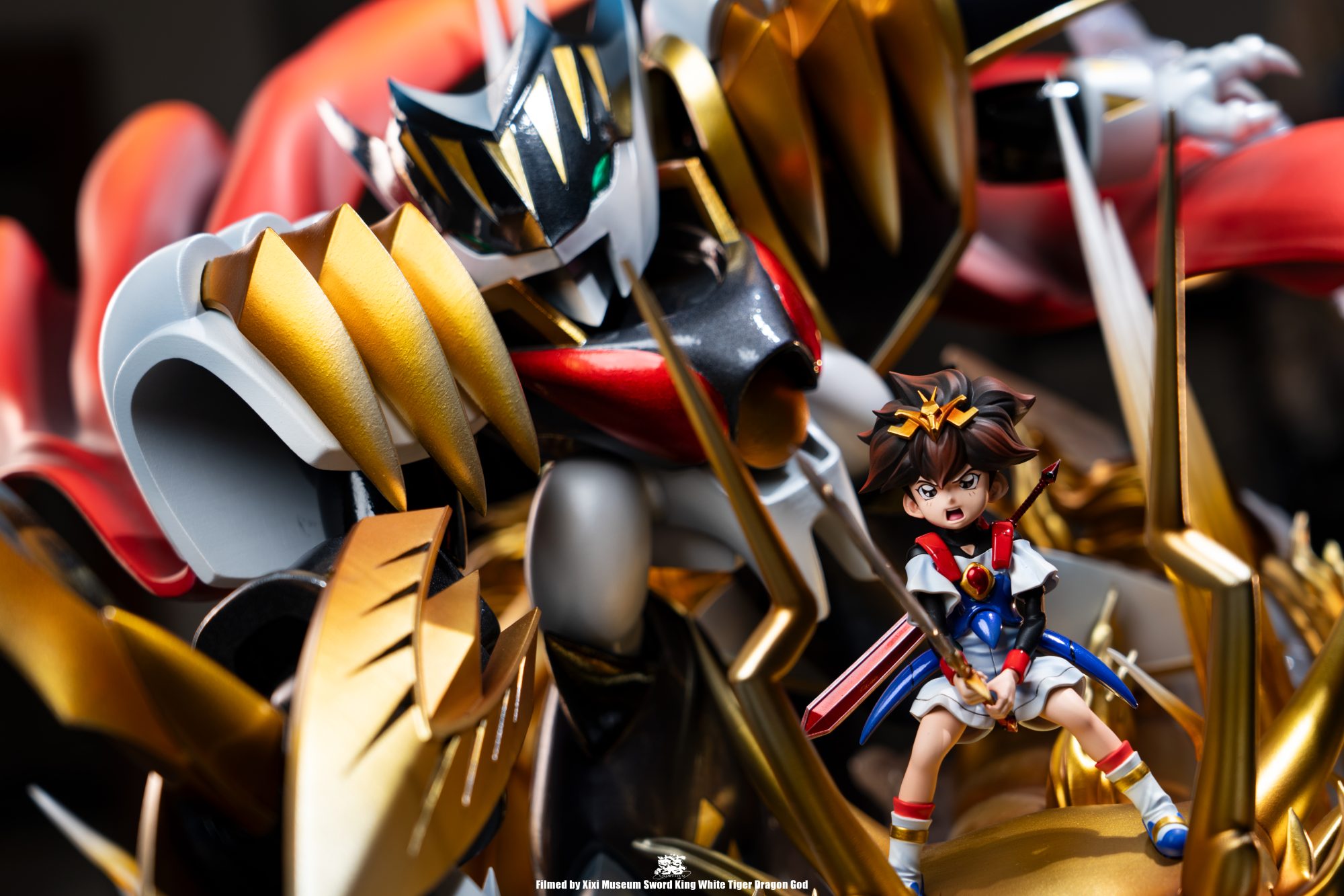 Mashin Hero Wataru Huan Su Studio Caliburn Ryujinmaru X Wataru Ikusabe Resin Statue - Imagen 7