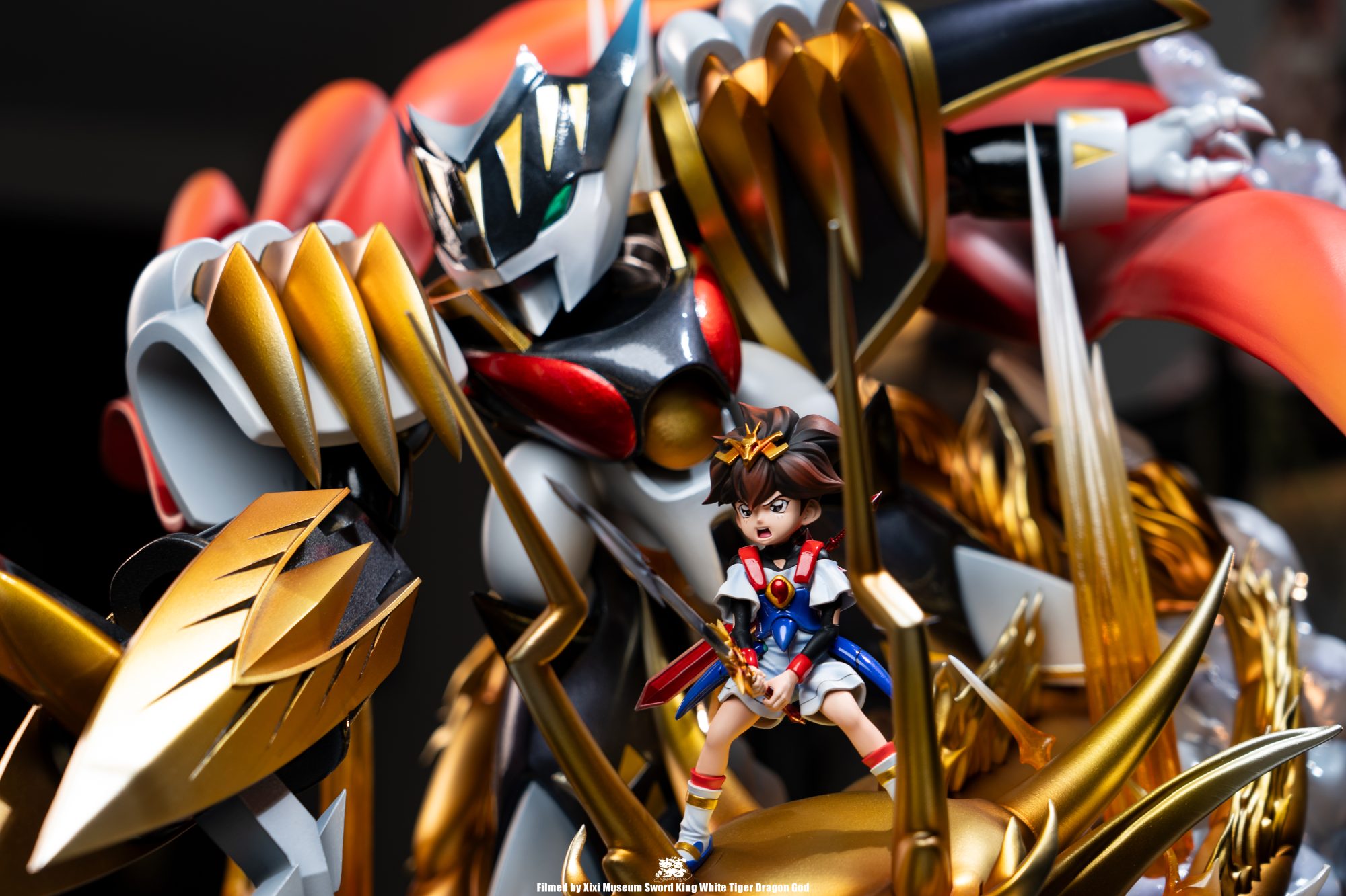 Mashin Hero Wataru Huan Su Studio Caliburn Ryujinmaru X Wataru Ikusabe Resin Statue - Imagen 6
