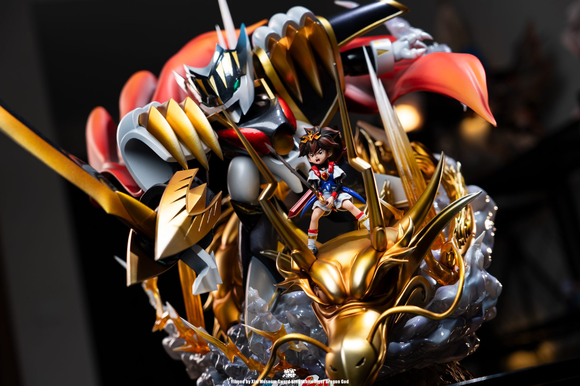 Mashin Hero Wataru Huan Su Studio Caliburn Ryujinmaru X Wataru Ikusabe Resin Statue - Imagen 3