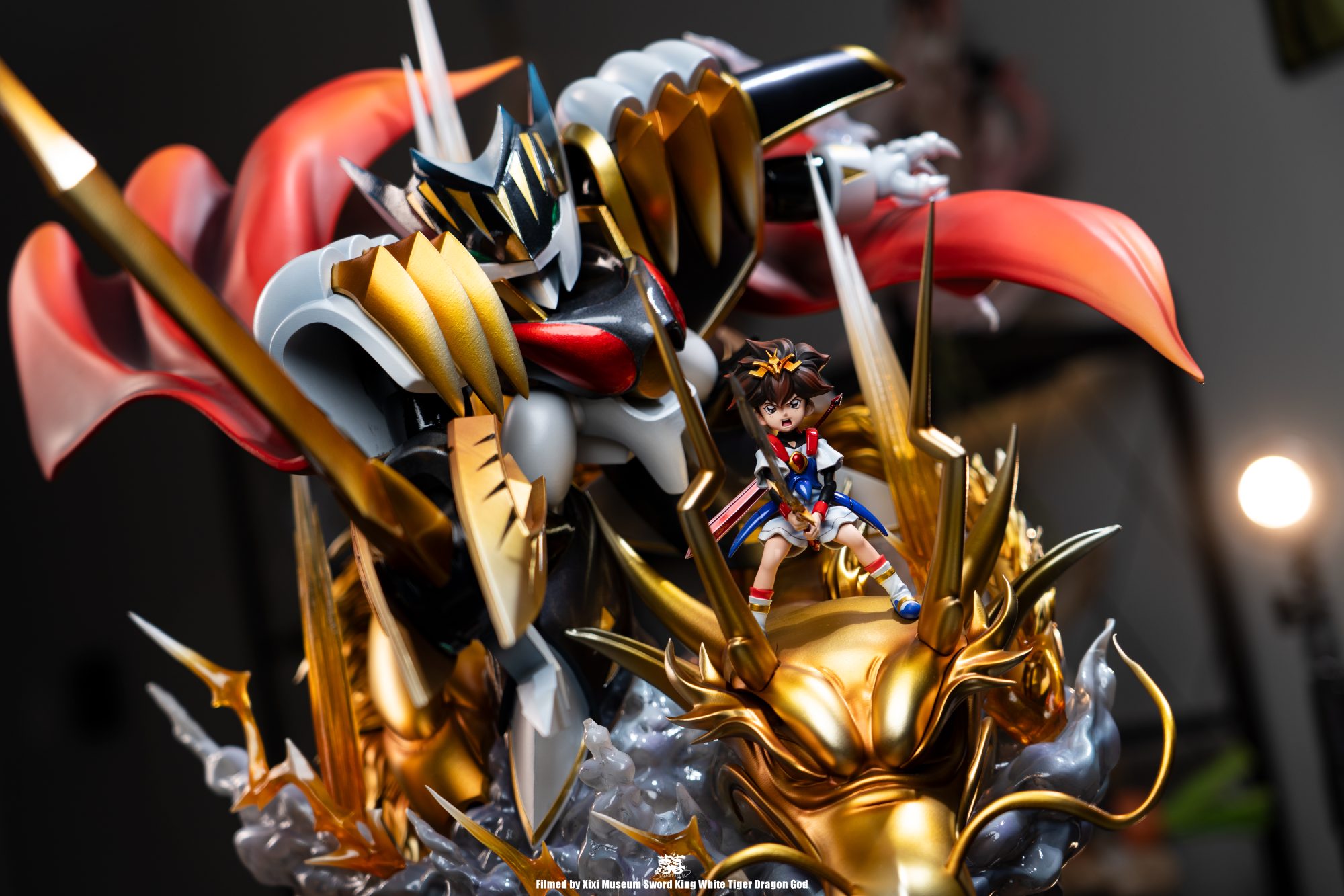 Mashin Hero Wataru Huan Su Studio Caliburn Ryujinmaru X Wataru Ikusabe Resin Statue - Imagen 2