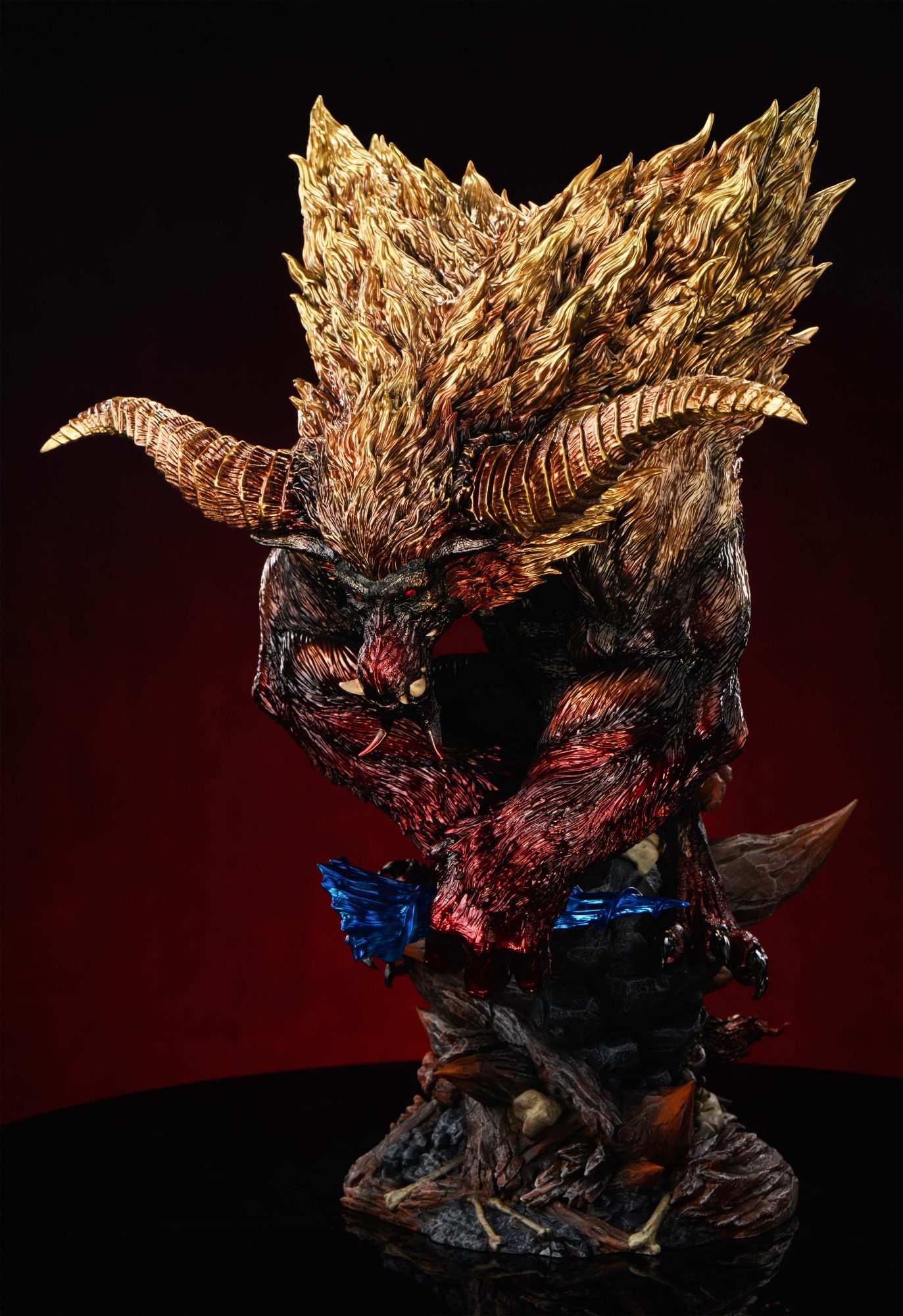 Sword X Wing Studio Furious Rajang Resin Statue - Imagen 11