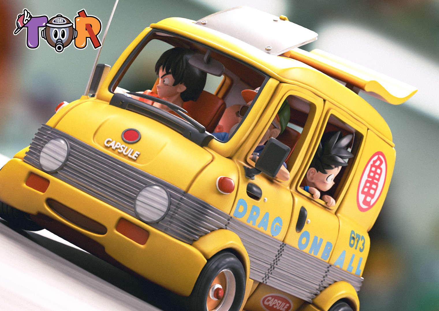 TOR Studio Dragon Ball Vehicle Series Van WCF Resin Statue