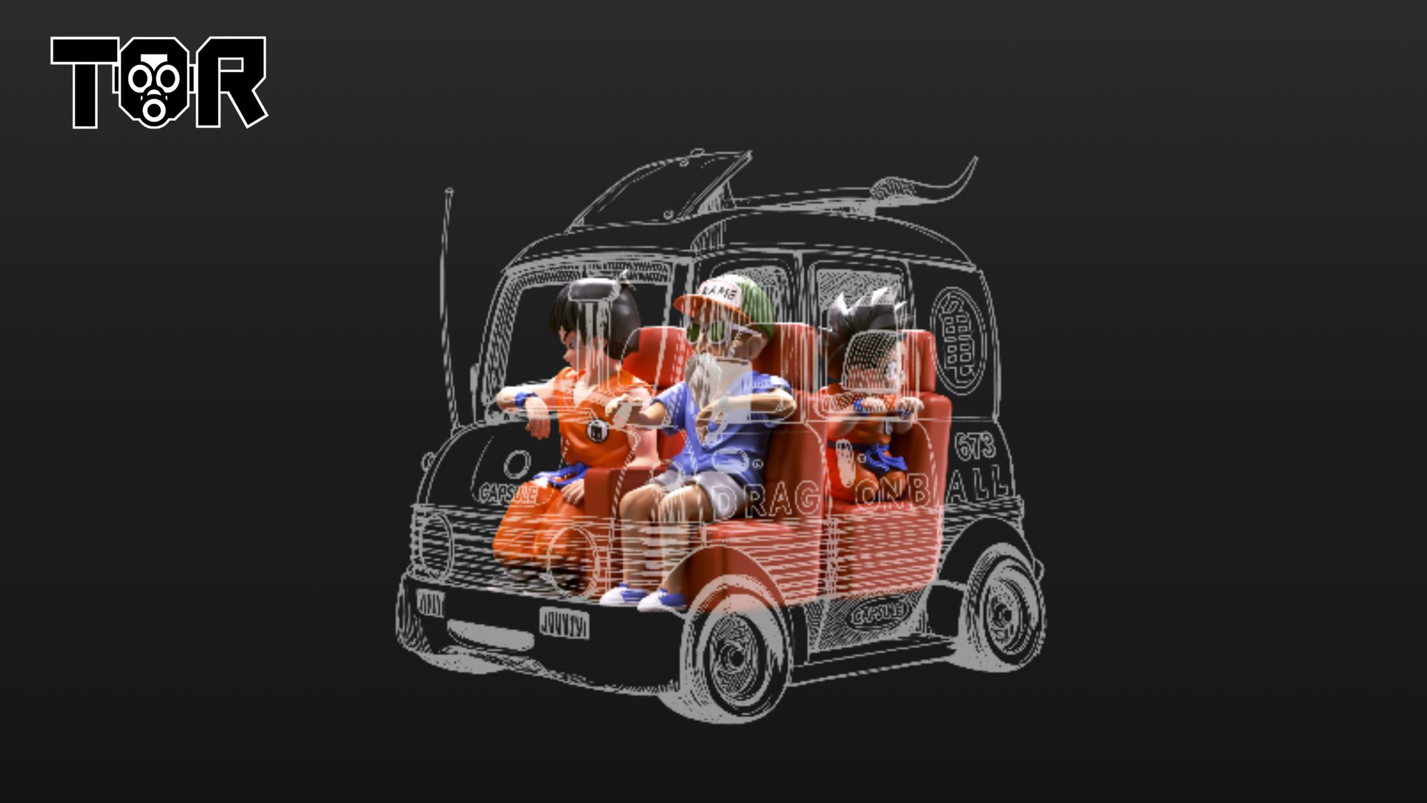 TOR Studio Dragon Ball Vehicle Series Van WCF - Imagen 11
