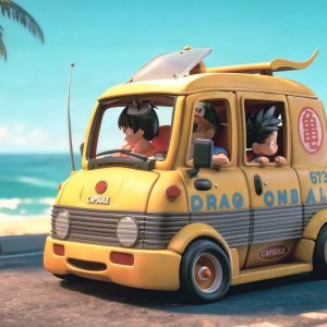 TOR Studio Dragon Ball Vehicle Series Van WCF Resin Statue