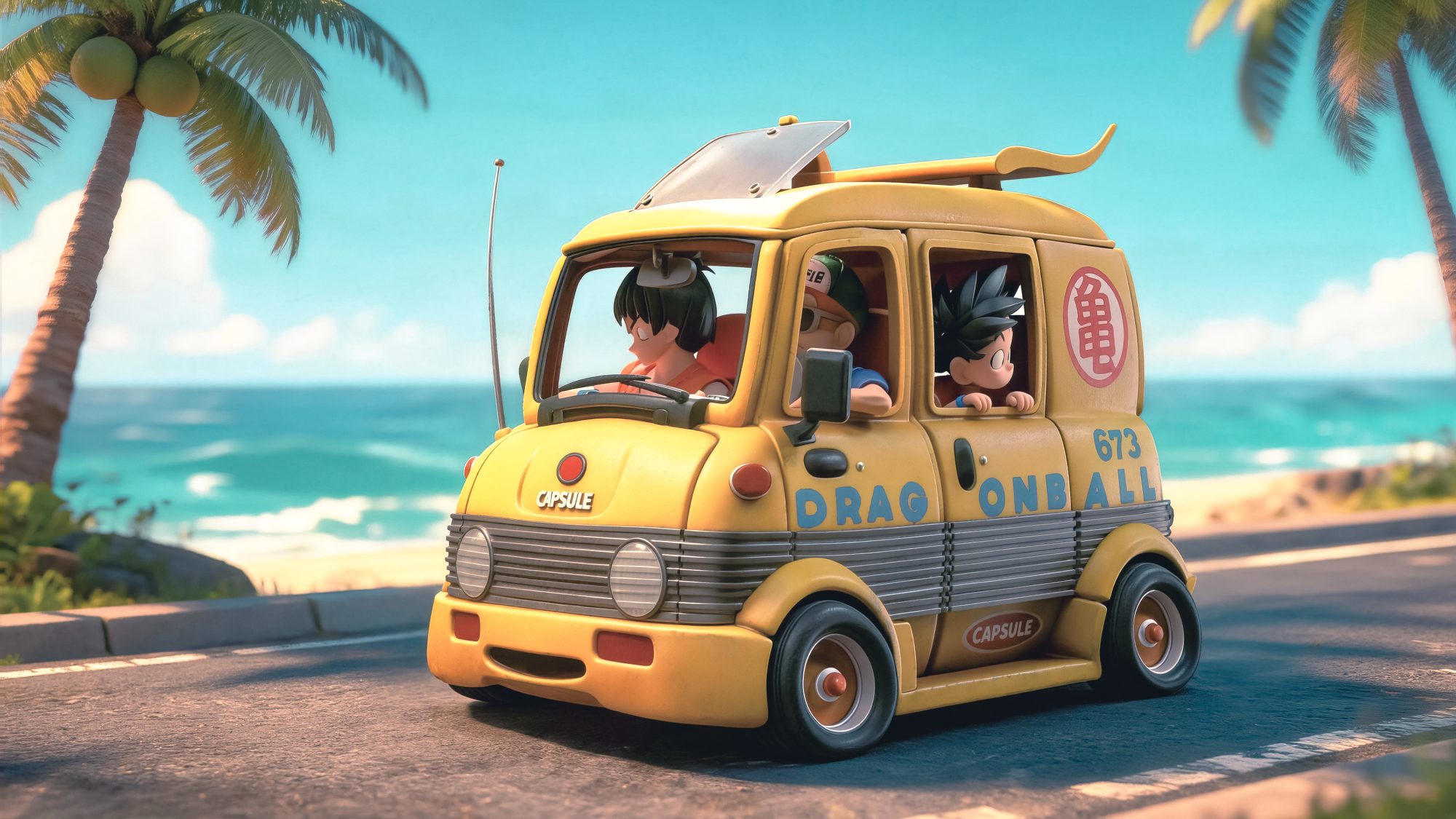 TOR Studio Dragon Ball Vehicle Series Van WCF Resin Statue