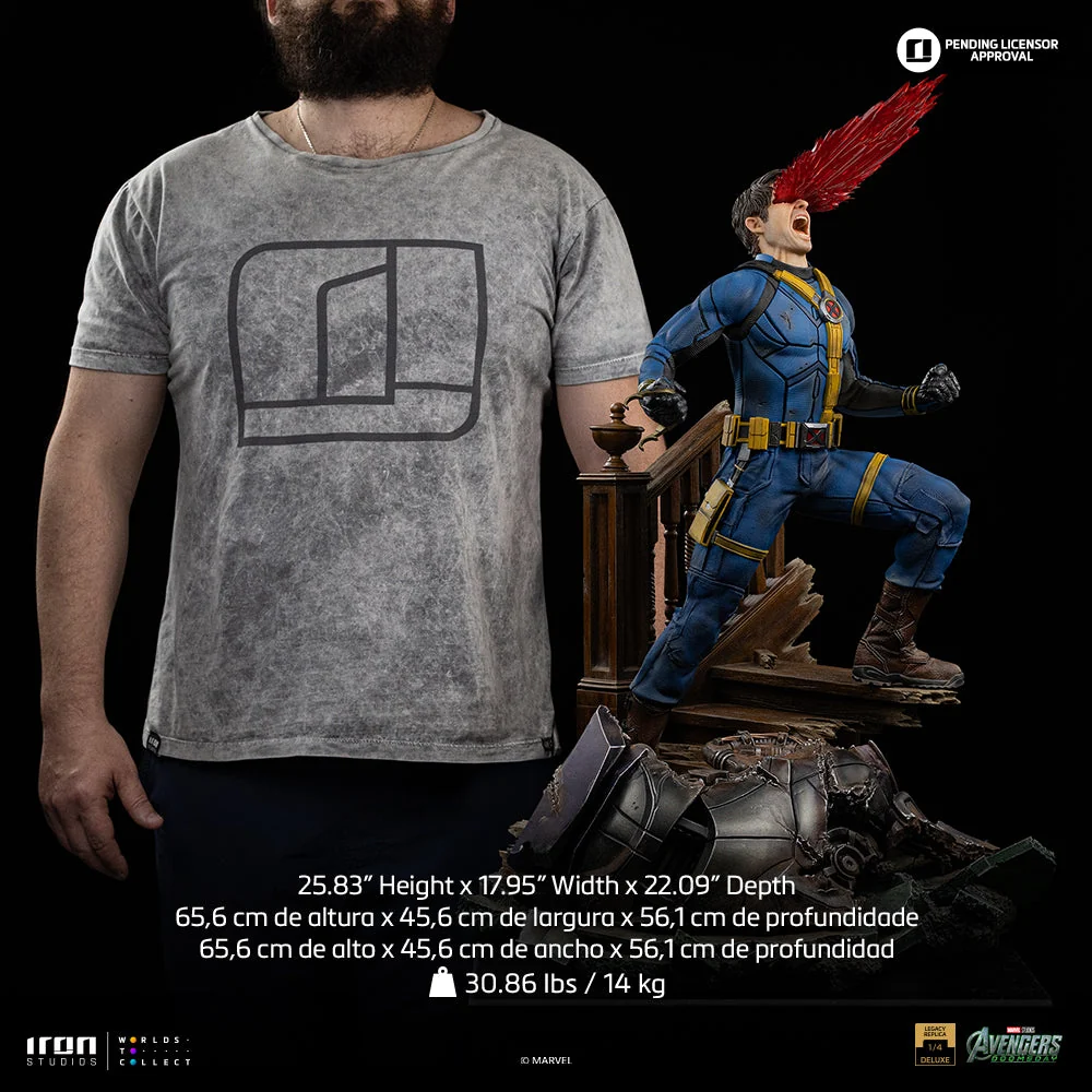 Cyclops Avengers: Doomsday Legacy Replica – Iron Studios Resina 1/4 - Imagen 2