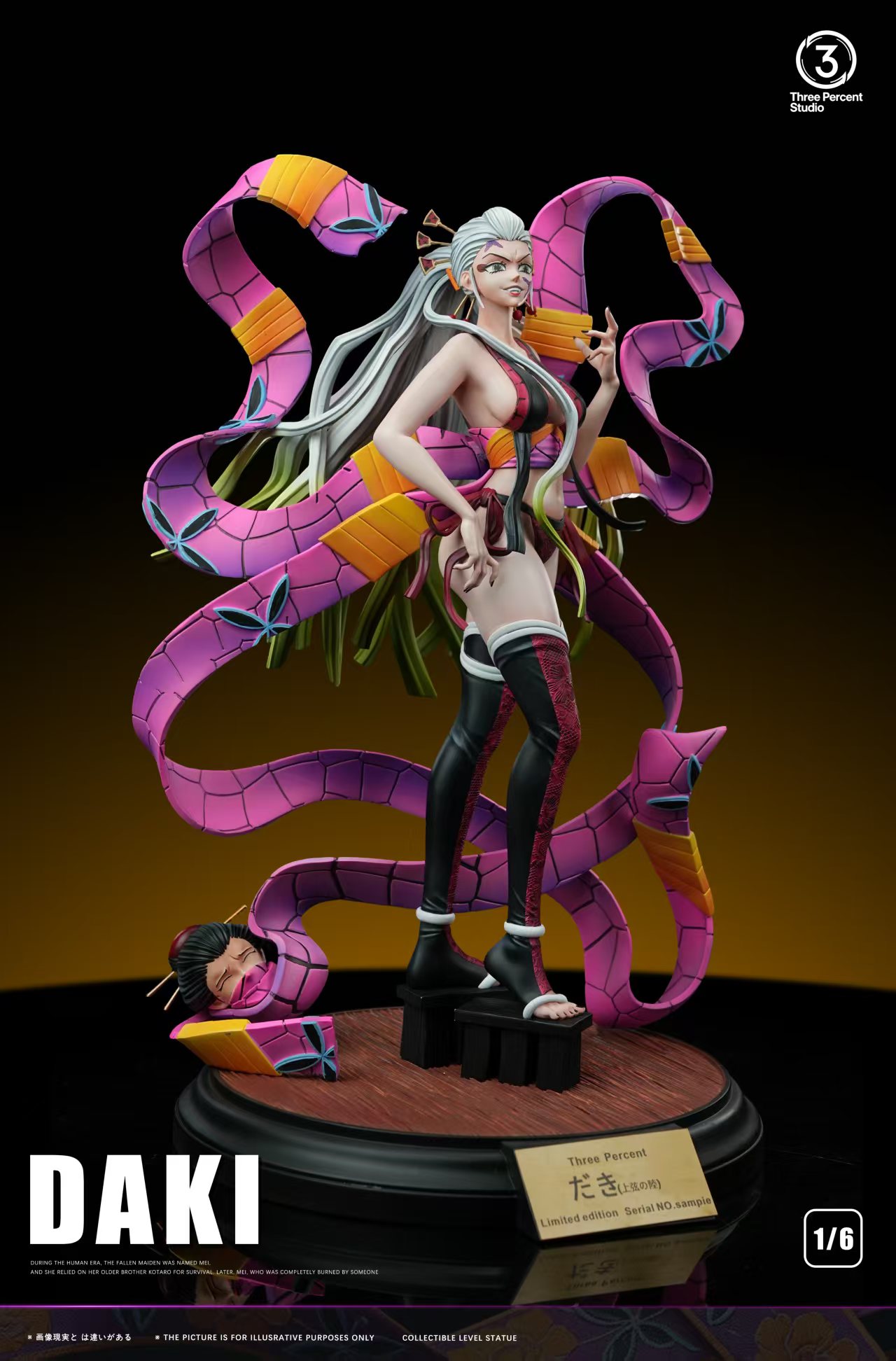 Three Percent Studio Daki Resin Statue - Imagen 5