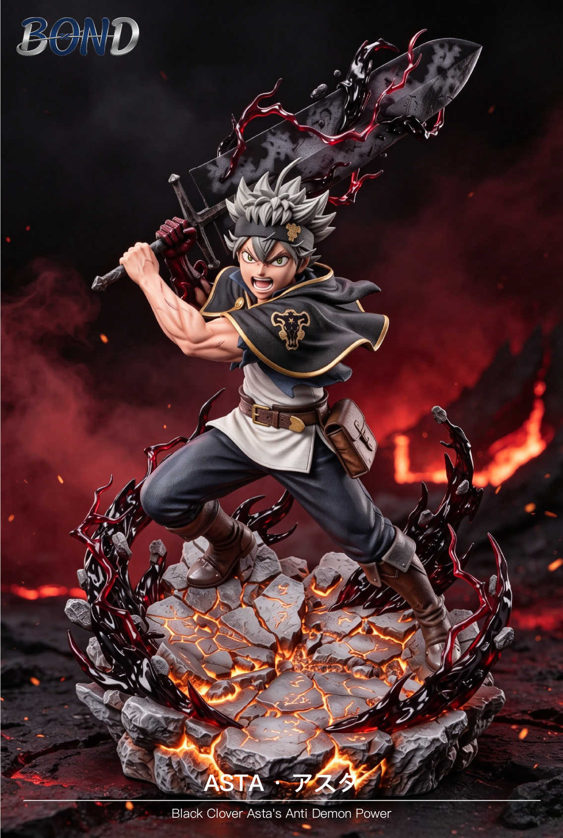 Bond Studio Asta 1/6 Resin Statue Black Clover