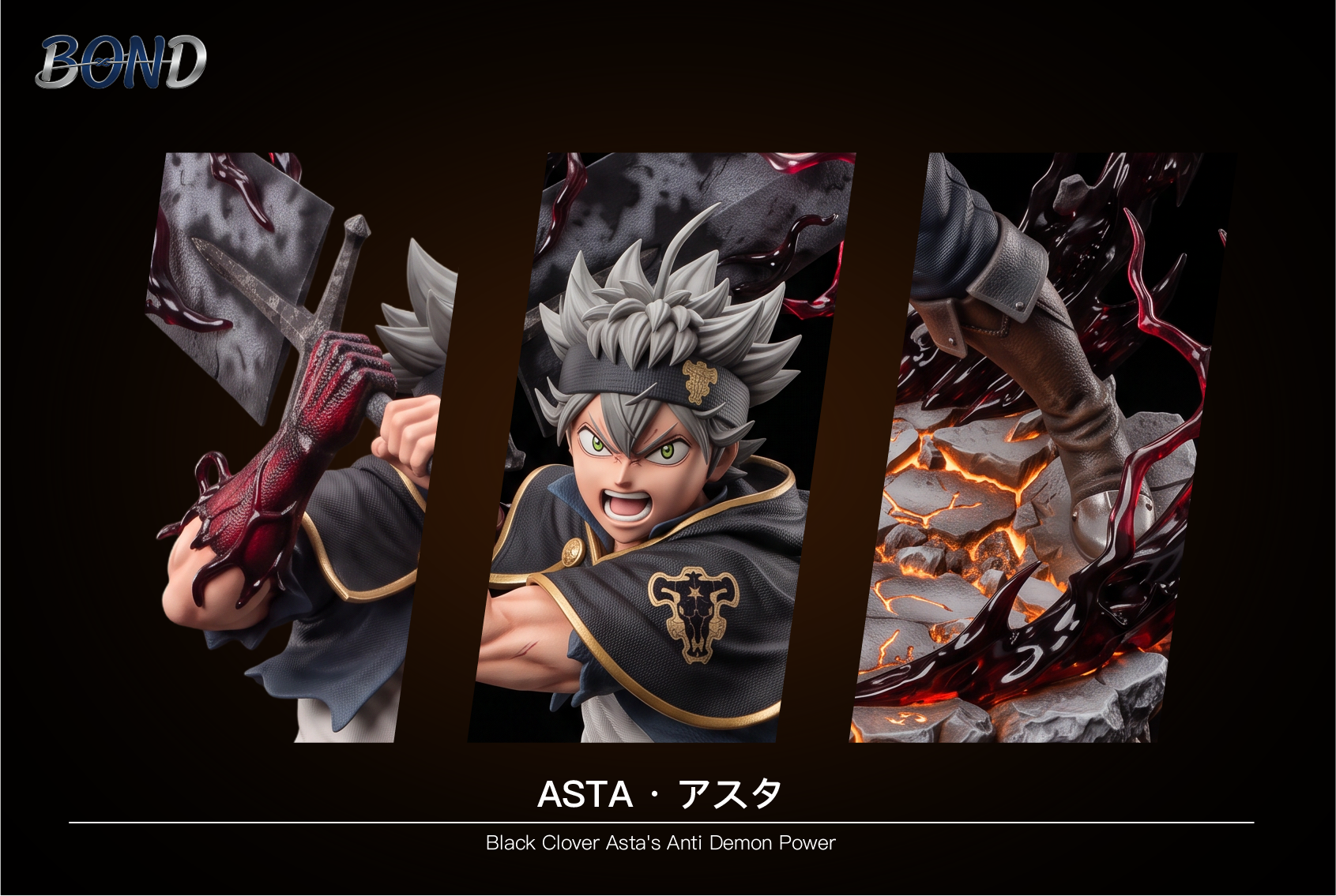 Bond Studio Asta 1/6 Resin Statue Black Clover