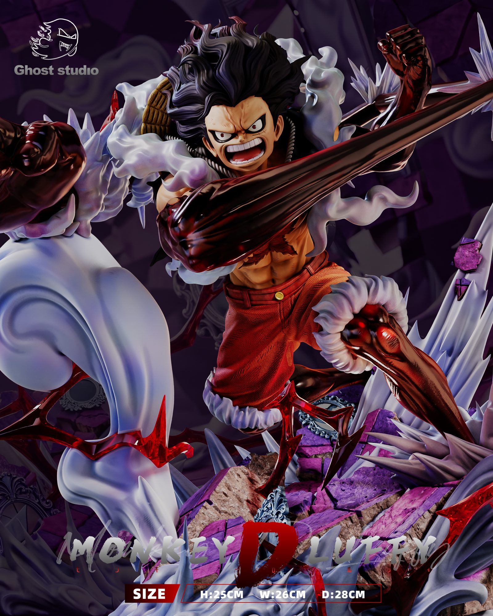 Ghost Studio Gear 4 Luffy Resin Statue - Imagen 8
