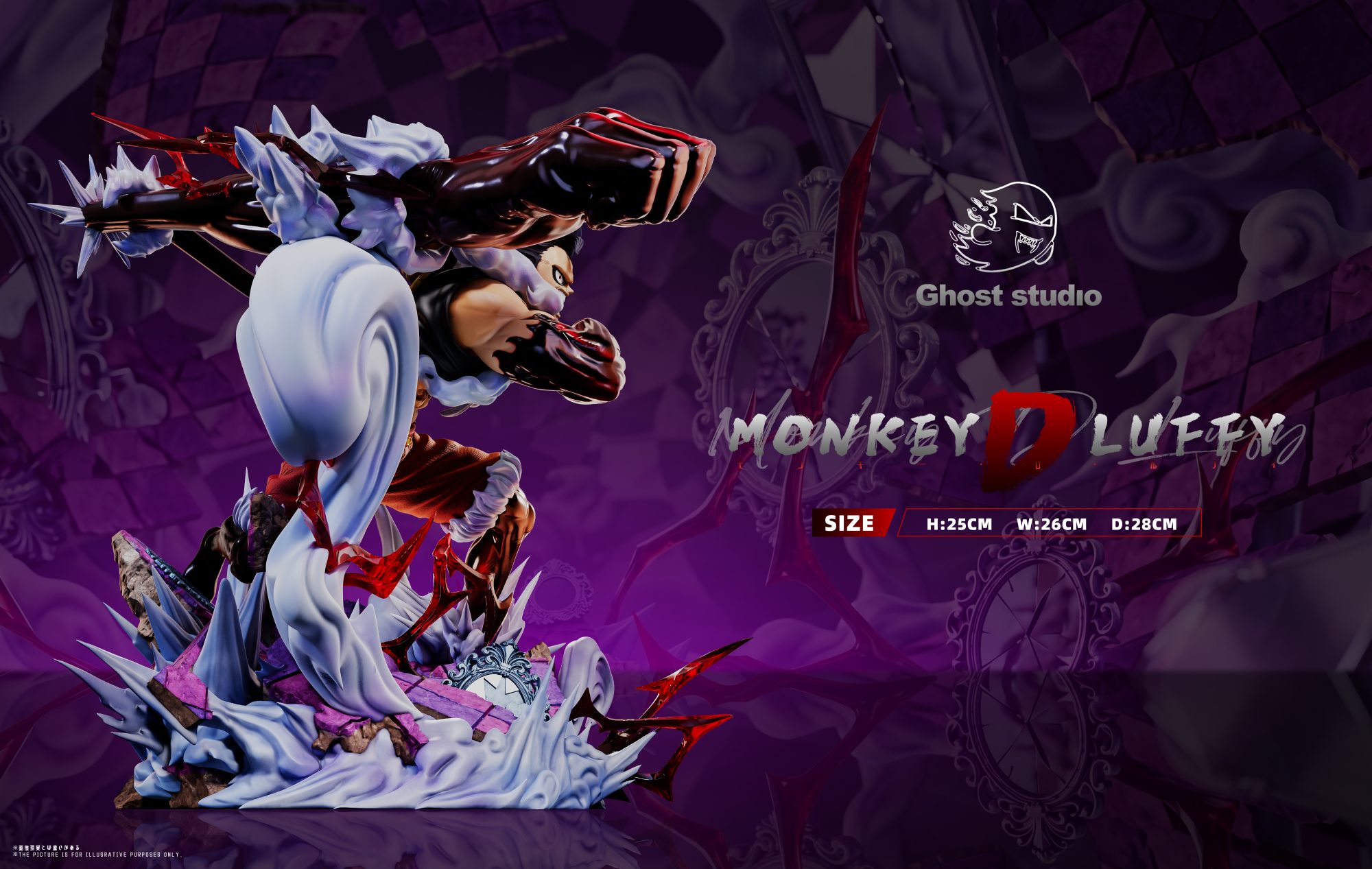 Ghost Studio Gear 4 Luffy Resin Statue - Imagen 6
