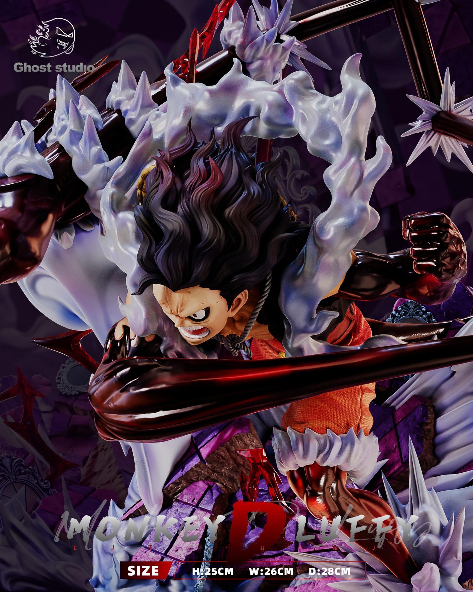 Ghost Studio Gear 4 Luffy Resin Statue - Imagen 5