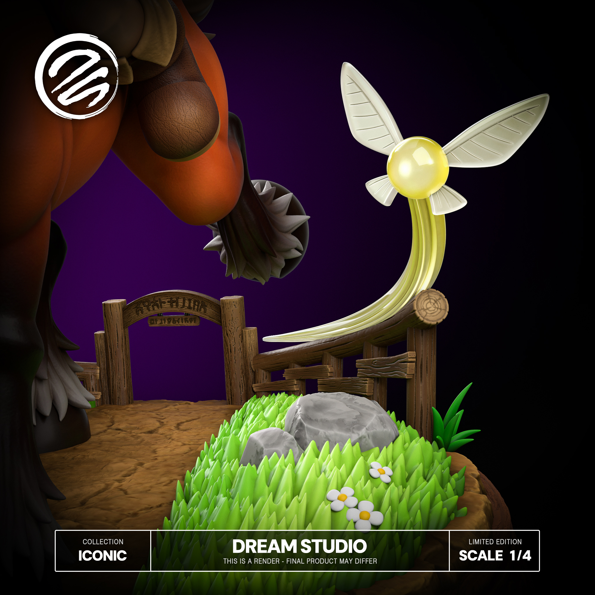 Dream Studio Young Link & Epona 1/4 Resin Statue - Imagen 4